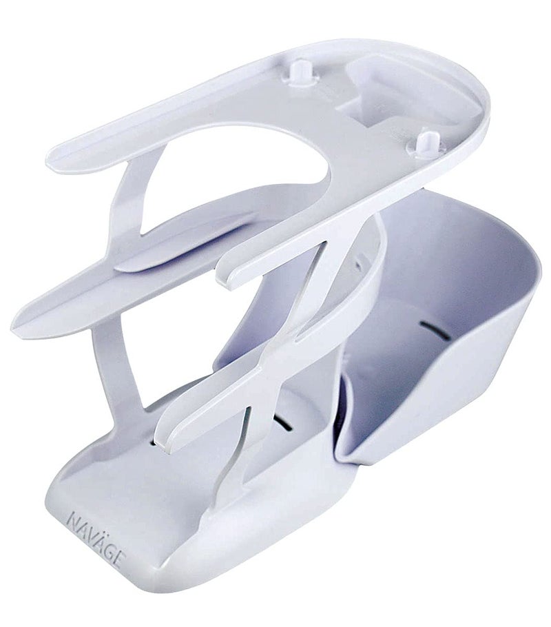 Navage Countertop Caddy Storage Caddy Organizer for The Navage Nasal Irrigation System 3Tier Nose Cleaning Supplies Organizer with Detachable Tray Plastic Caddy Only Nasal Care Accessories